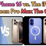 The iPhone 16 vs The iPhone 16 Pro Max The tech