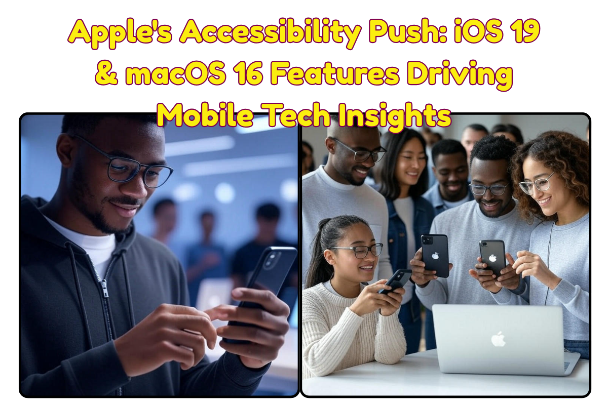 Apple's Accessibility Push iOS 19 & macOS 16 Features Driving Mobile Tech Insights