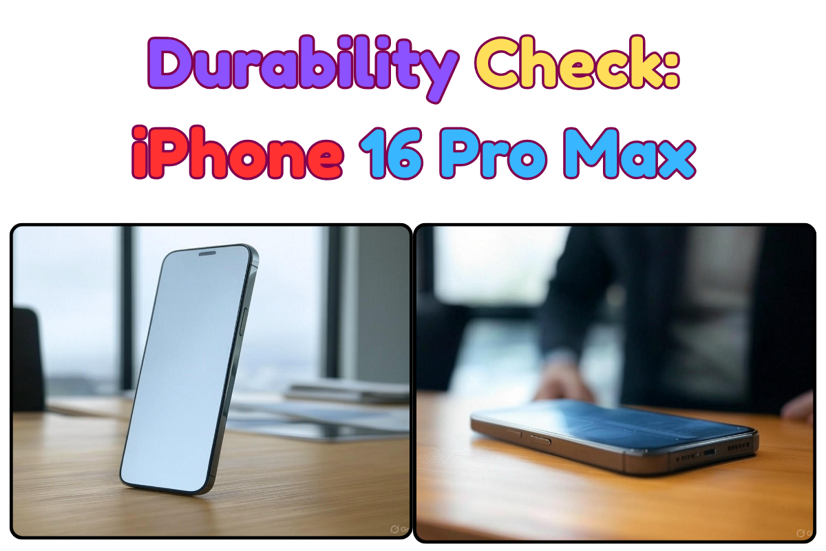 Durability Check: iPhone 16 Pro Max