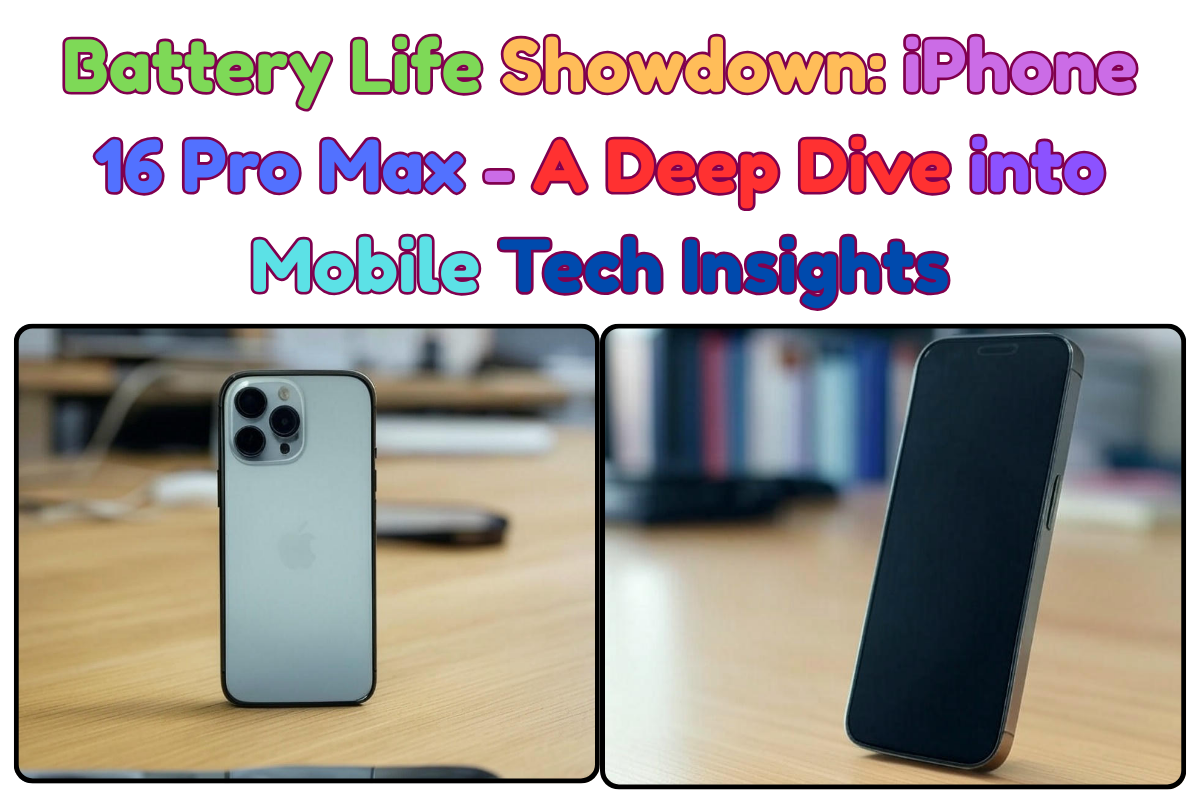 Battery Life Showdown: iPhone 16 Pro Max – A Deep Dive into Mobile Tech Insights